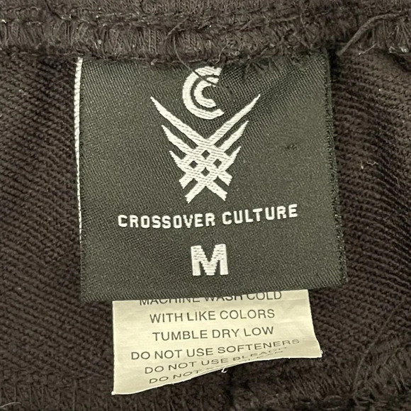 Crossover Culture Jogger Sweatpants Drawstring Y2K Grunge Athletic Skater - Picture 6 of 8